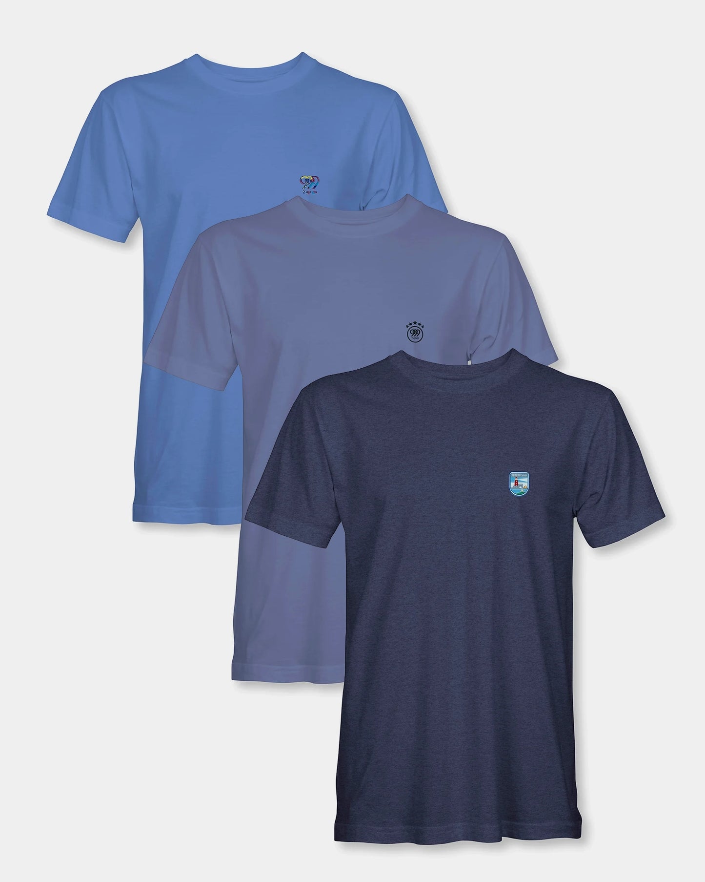 Men’s Cool Summer T-Shirt Pack - Light & Fresh Shades (Set of 3)