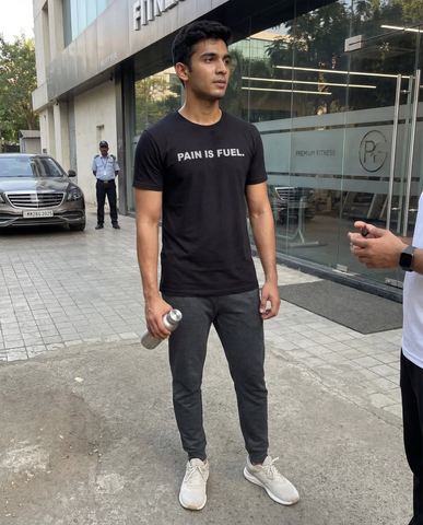 Pain Is Fuel Men’s T-Shirt - Black