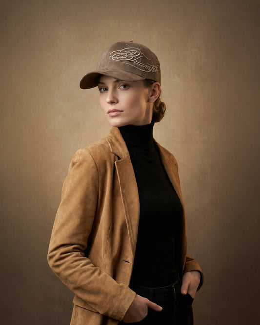 Triumph Suede Baseball Cap