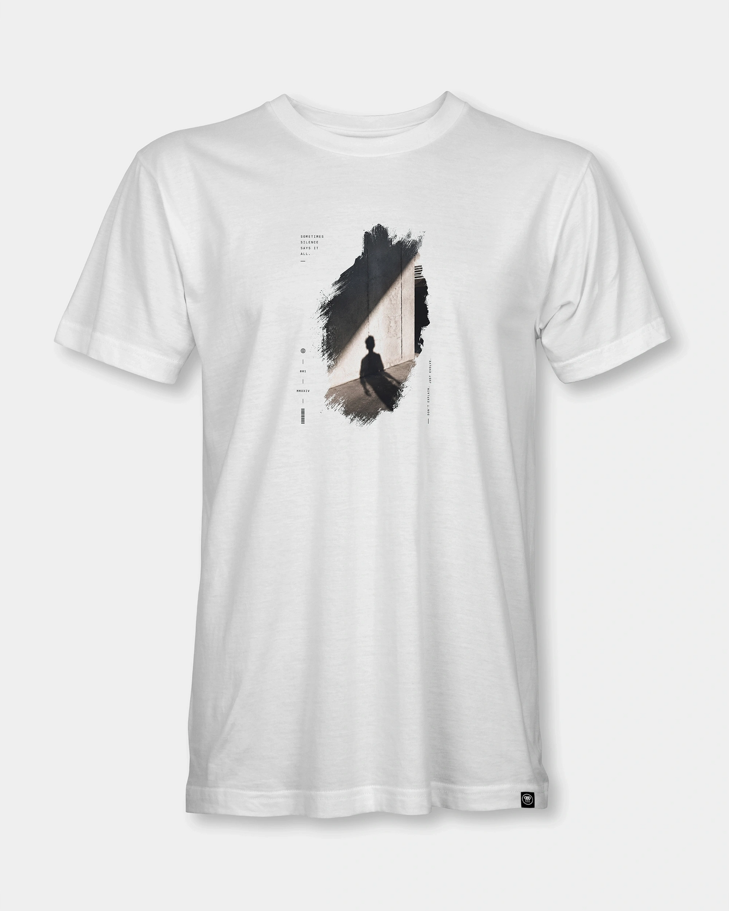 Silence Says It All Men's White T-shirt