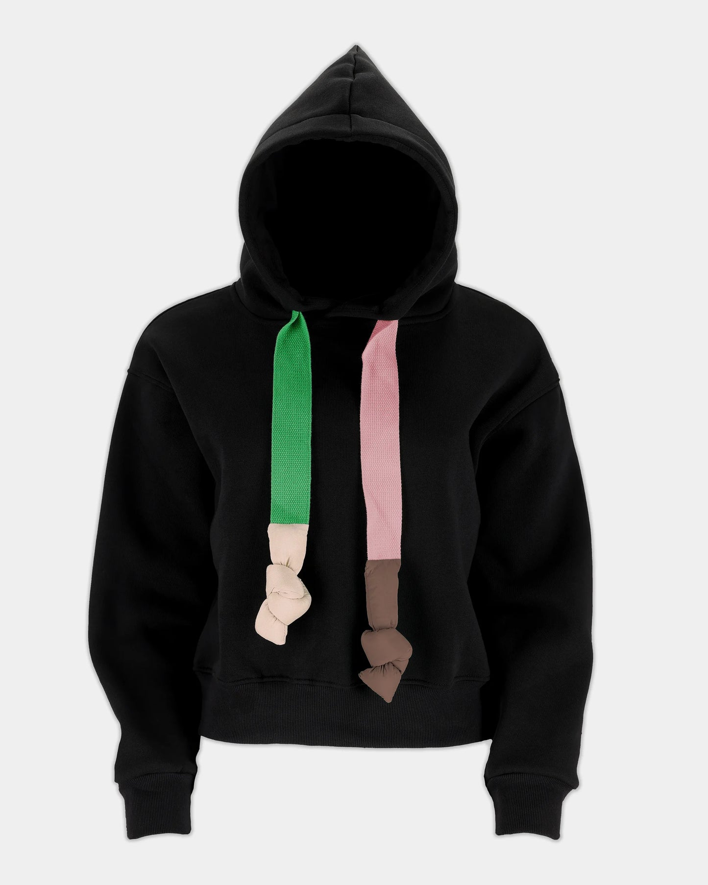 Petal Knot Women’s Hoodie - Black