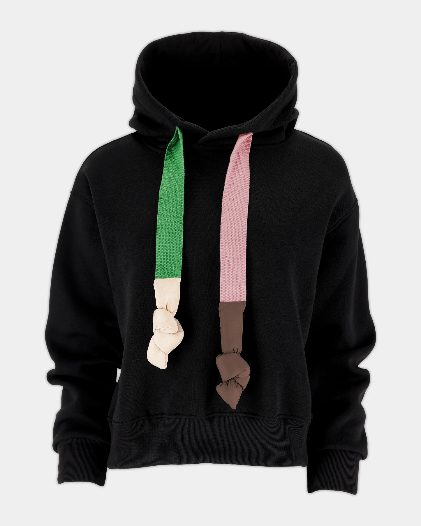 Petal Knot Women’s Hoodie - Black