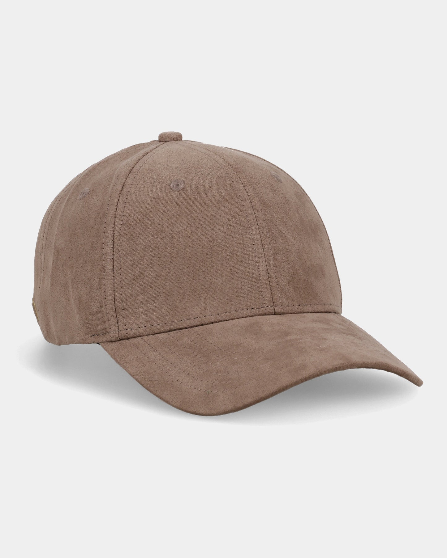 Custom Brown Suede Baseball Cap