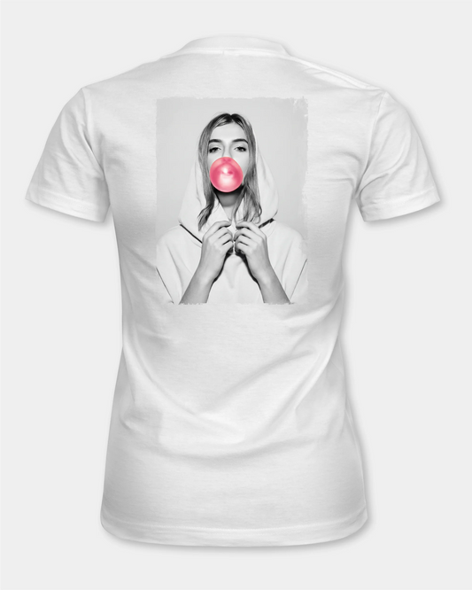 Bubblegum Women’s T-Shirt - White