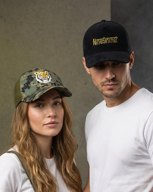 Tiger Camo + Vol.05 (Matt) Trucker Cap Combo (Set of 2)