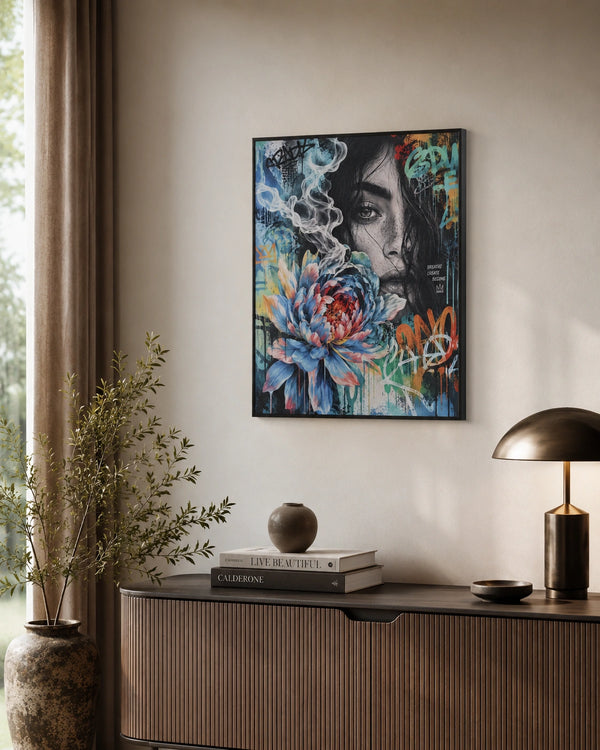 Urban Bloom Muse Canvas Wall Art