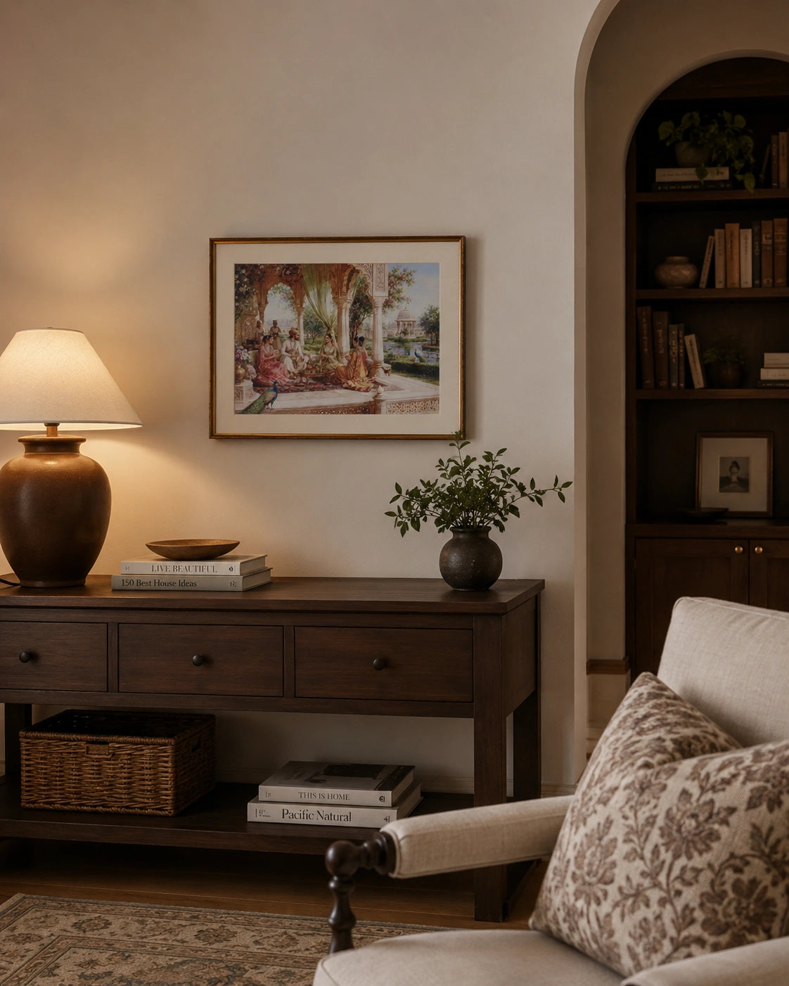 Royal Courtyard Canvas Wall Art