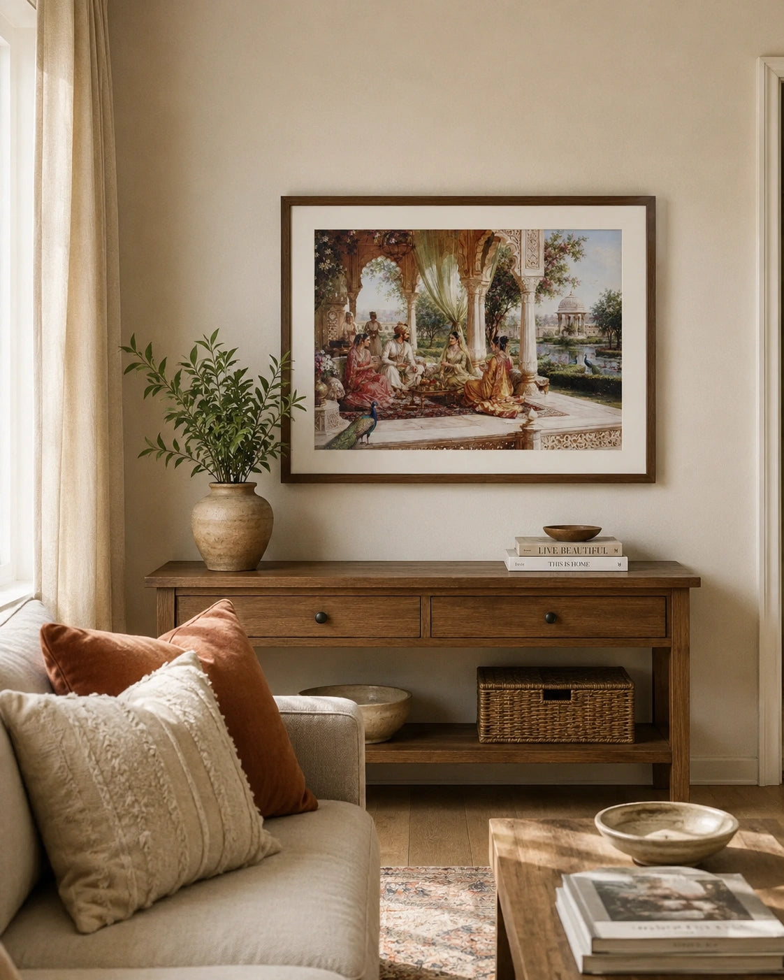 Royal Courtyard Canvas Wall Art