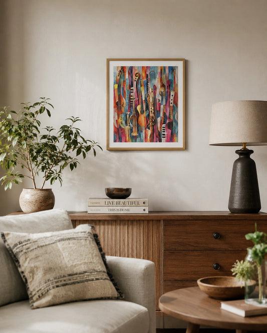 Rhythm in Color Canvas Wall Art