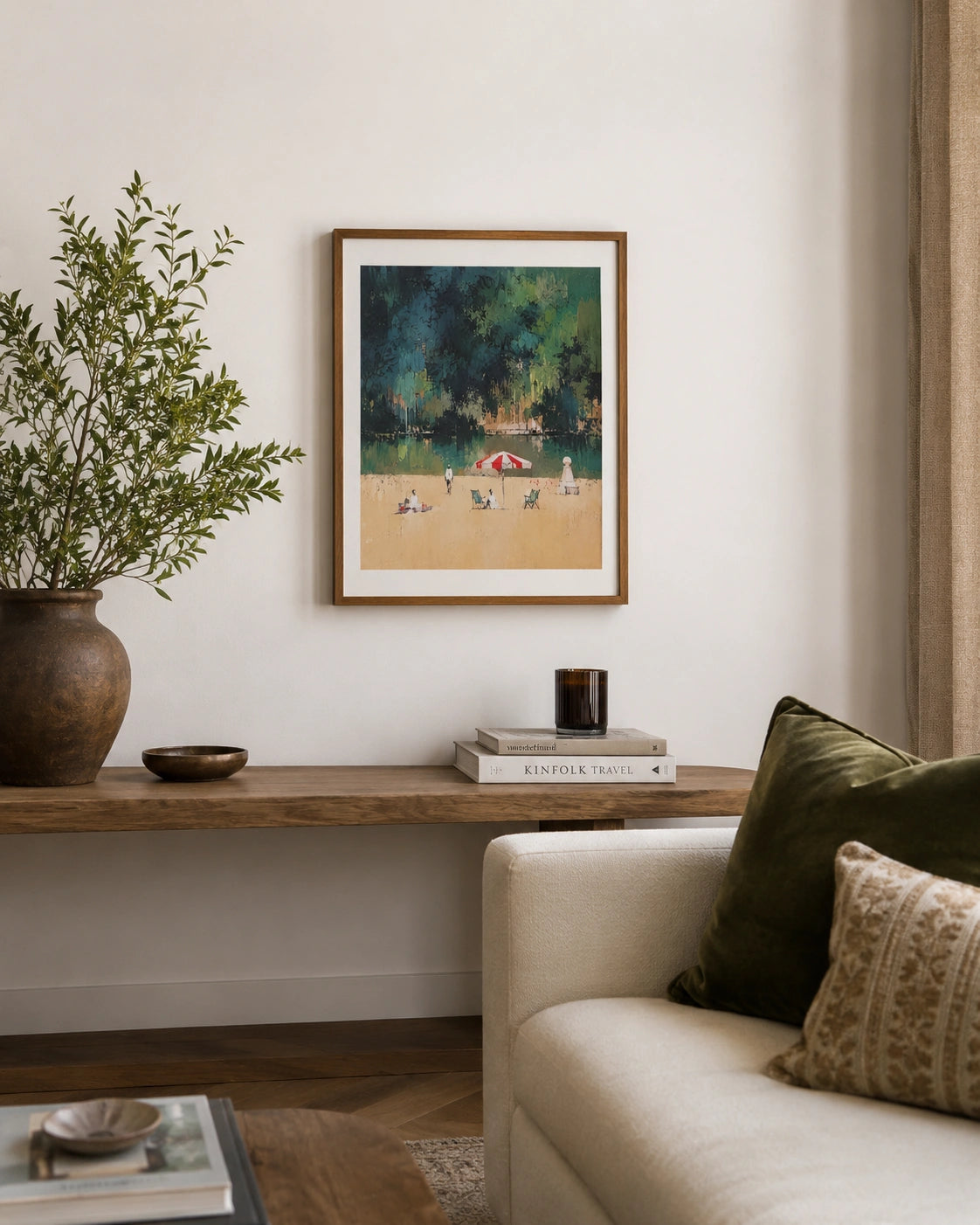 Quite Beach Escape Canvas Wall Art
