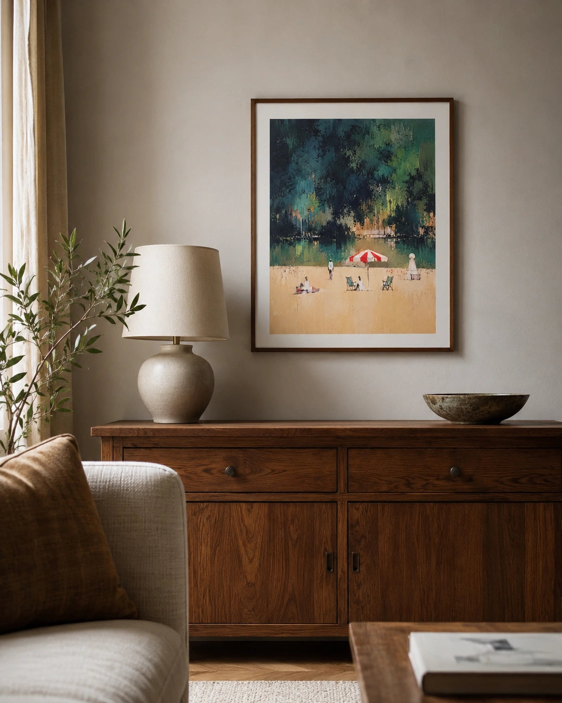Quite Beach Escape Canvas Wall Art