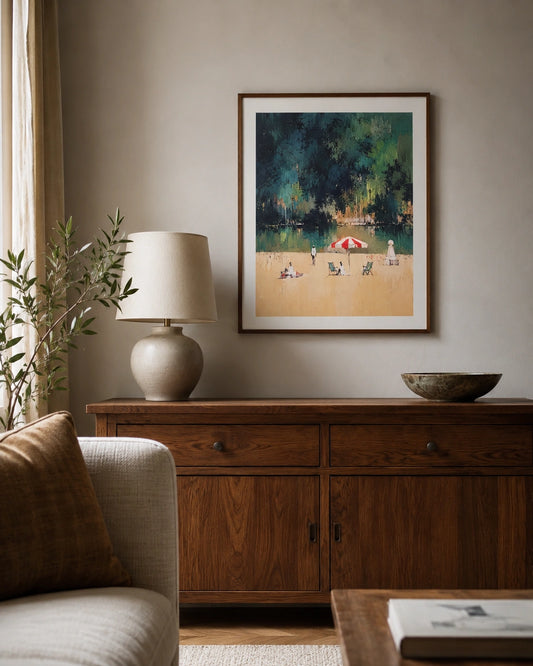 Quite Beach Escape Canvas Wall Art