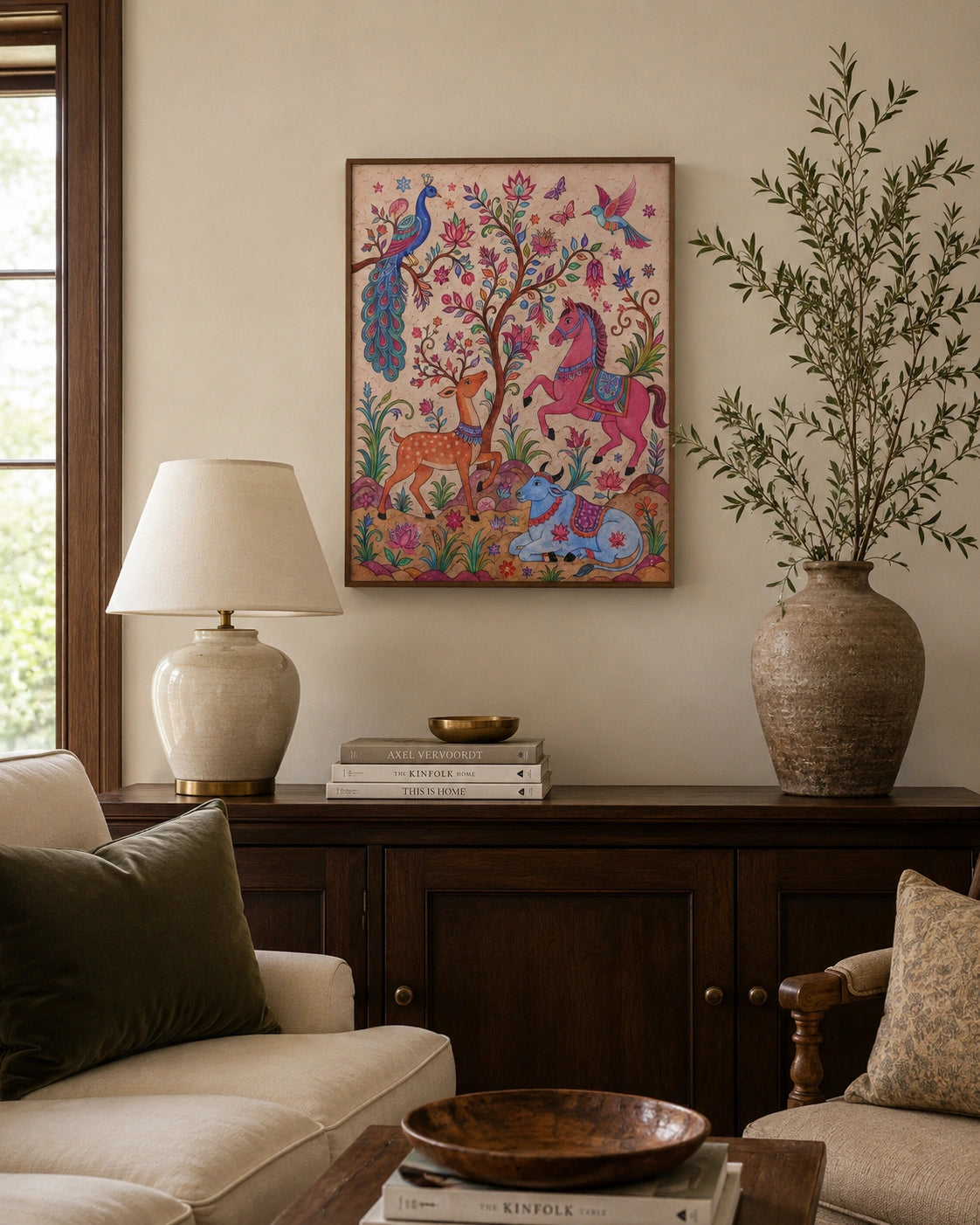 Folk Garden Tales Canvas Wall Art