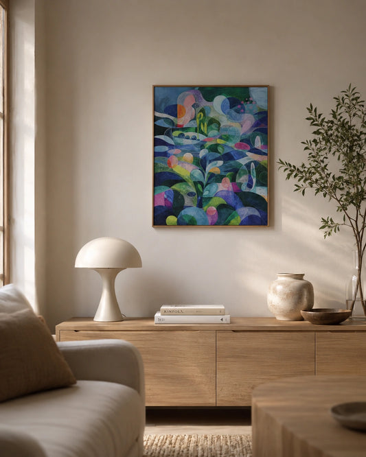 Fluid Dreamscape Abstract Canvas Wall Art