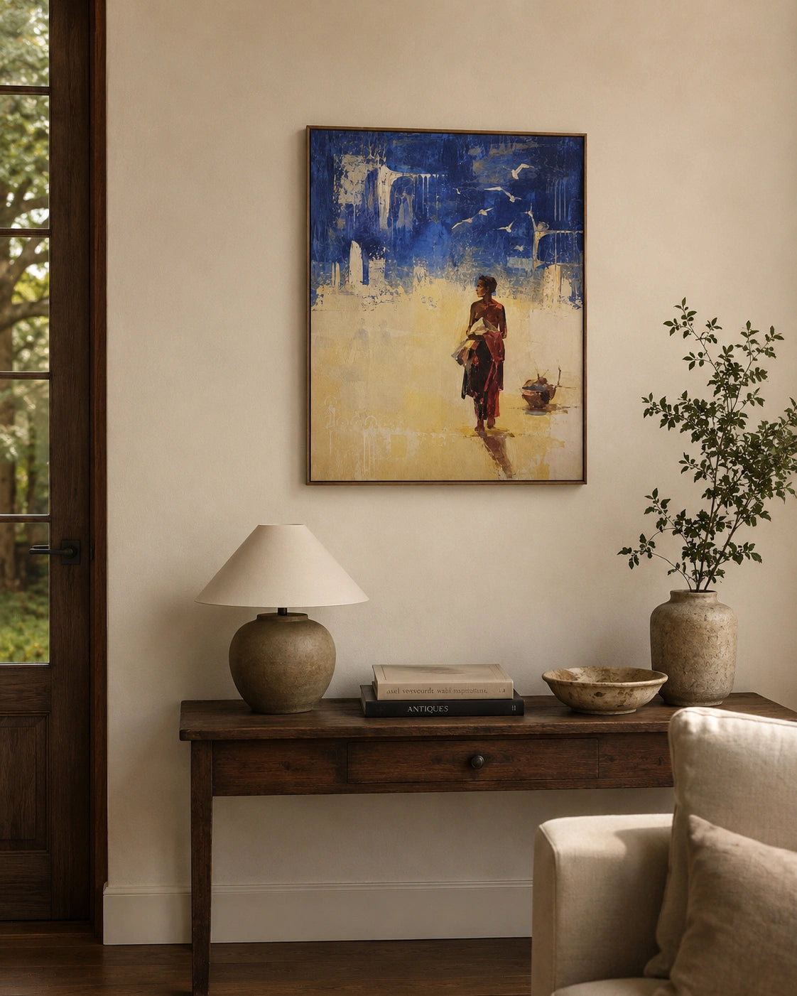 Wings of Solitude Canvas Wall Art