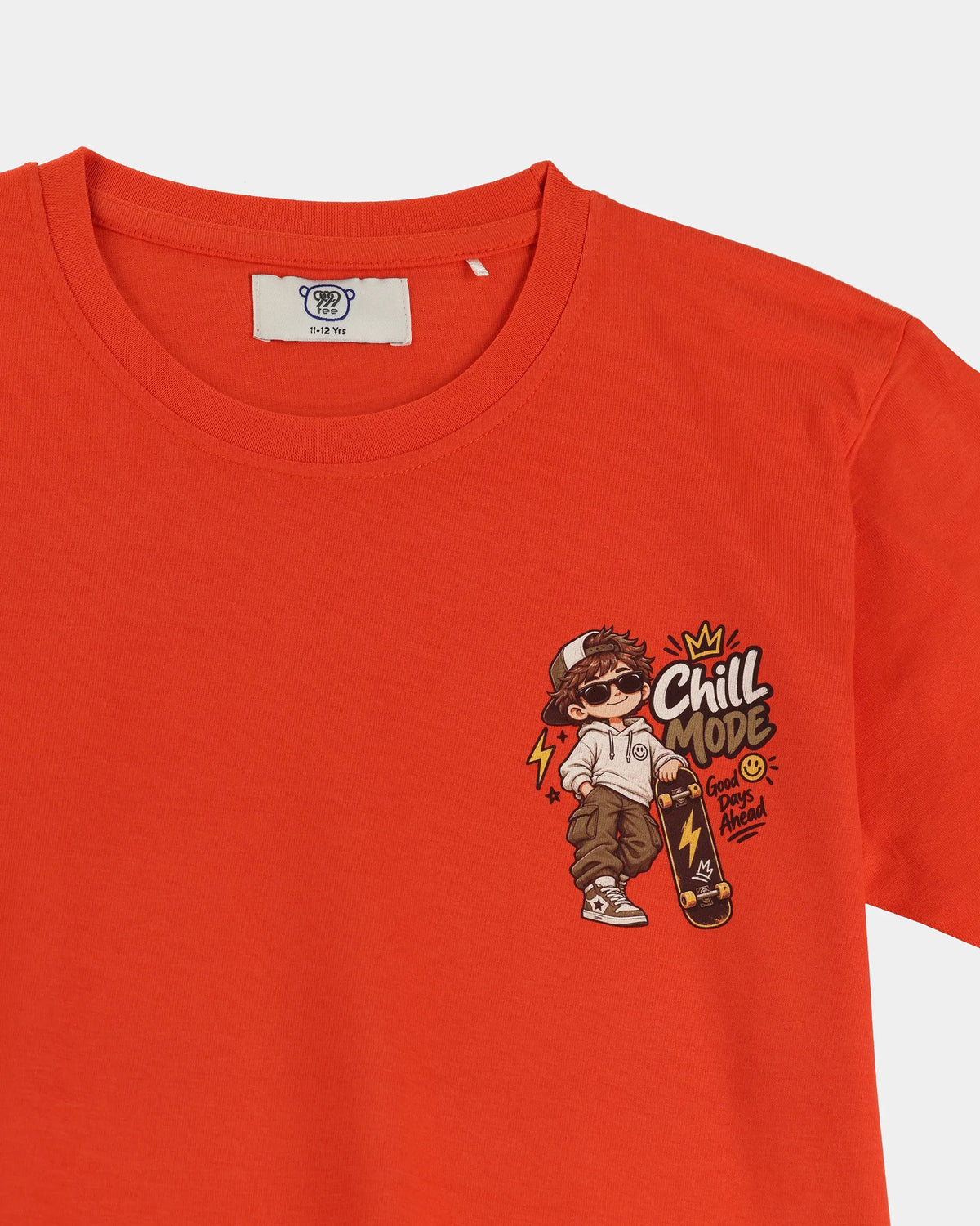 Chill Mode Kids' T-Shirt - Orange