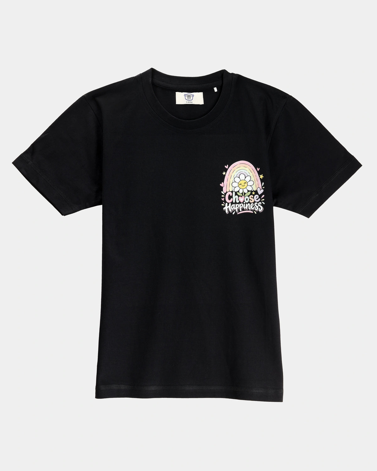 Choose Happiness Kids' T-Shirt - Black
