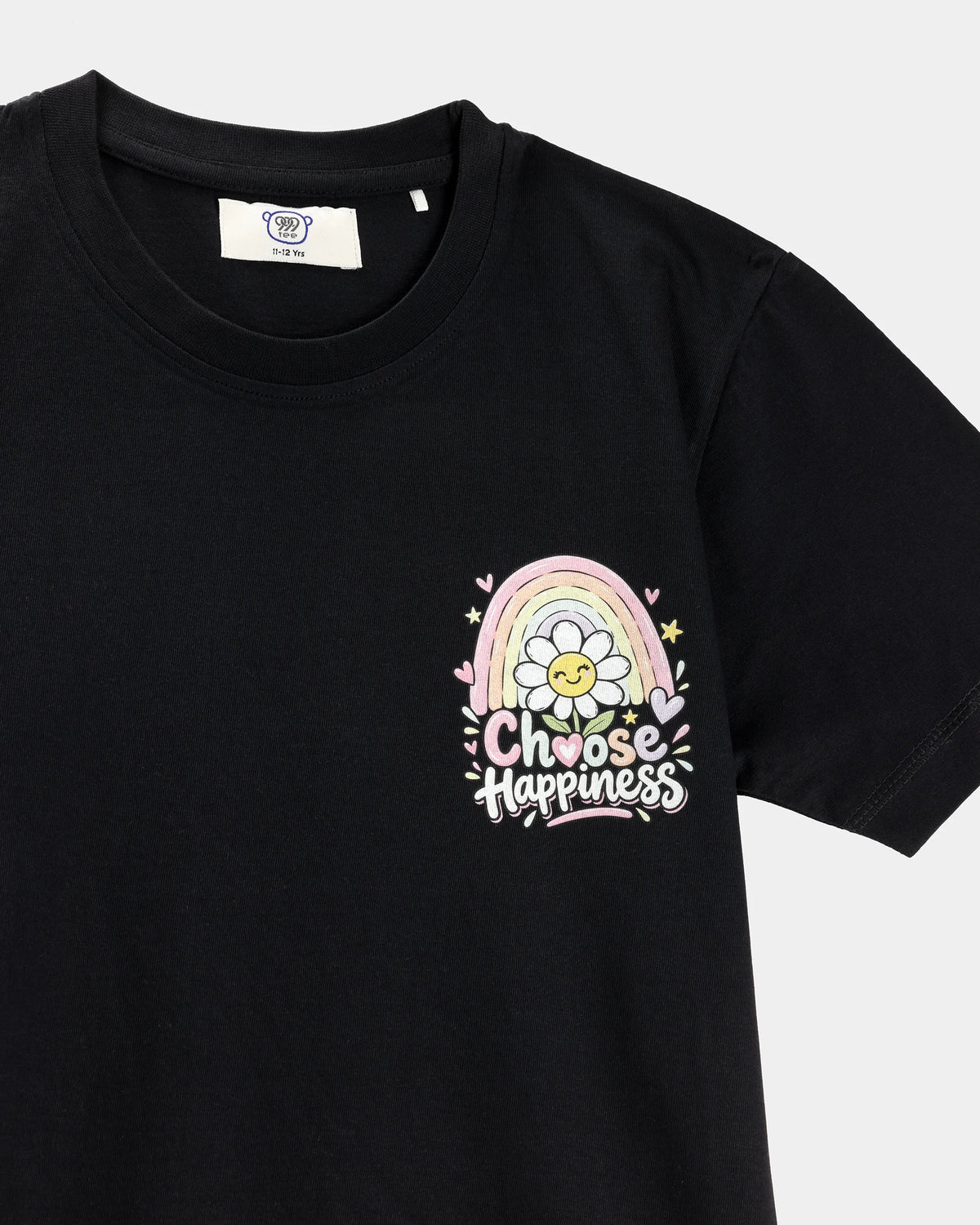 Choose Happiness Kids' T-Shirt - Black