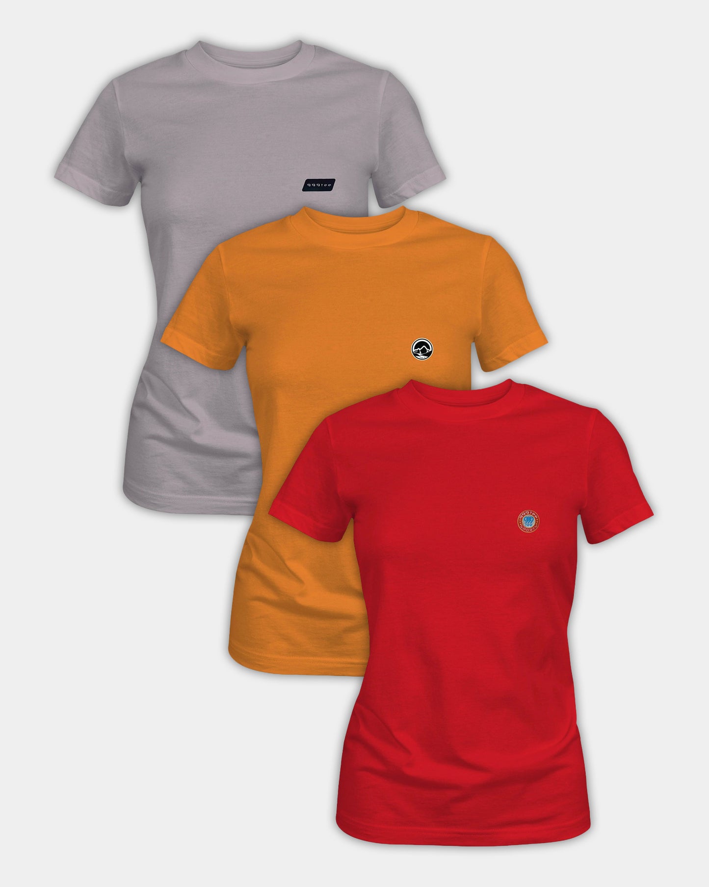 Women’s Bold Expression T-Shirt Pack - Statement Colors (Set of 3)