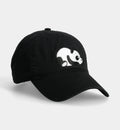 Lazy Panda Black Dad Cap