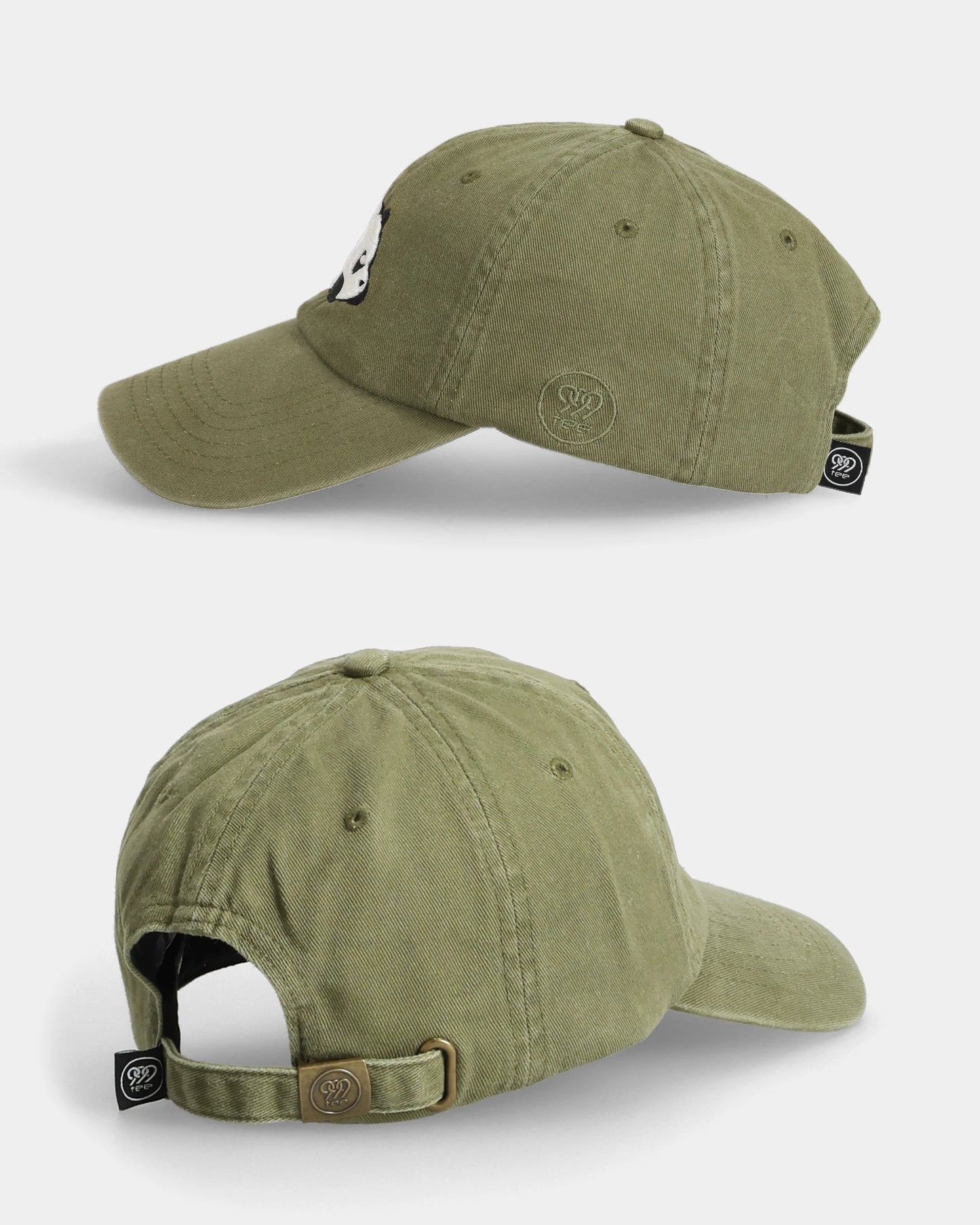 Lazy Panda Olive Dad Cap