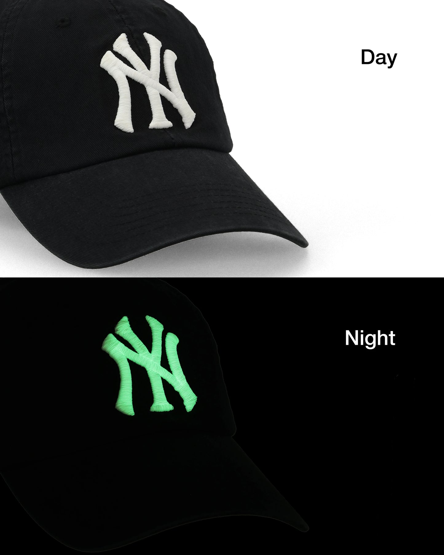 NY - Glow In The Dark Dad Cap