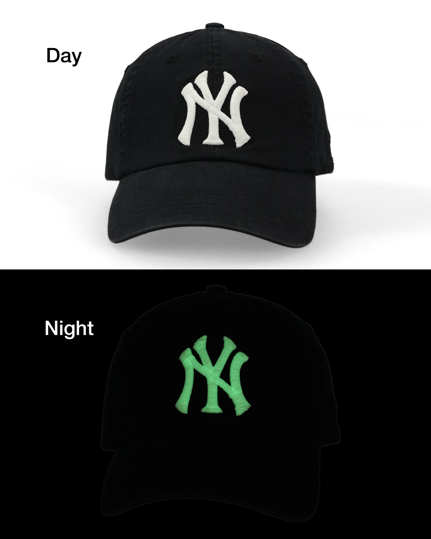 NY - Glow In The Dark Dad Cap