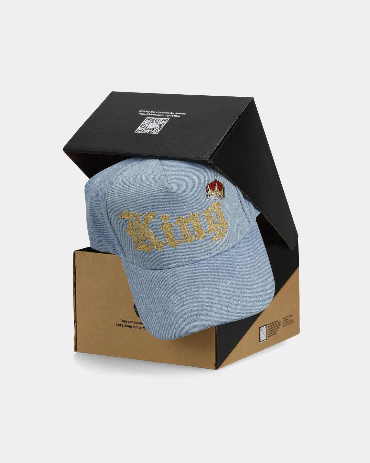 King Crown Denim Cap
