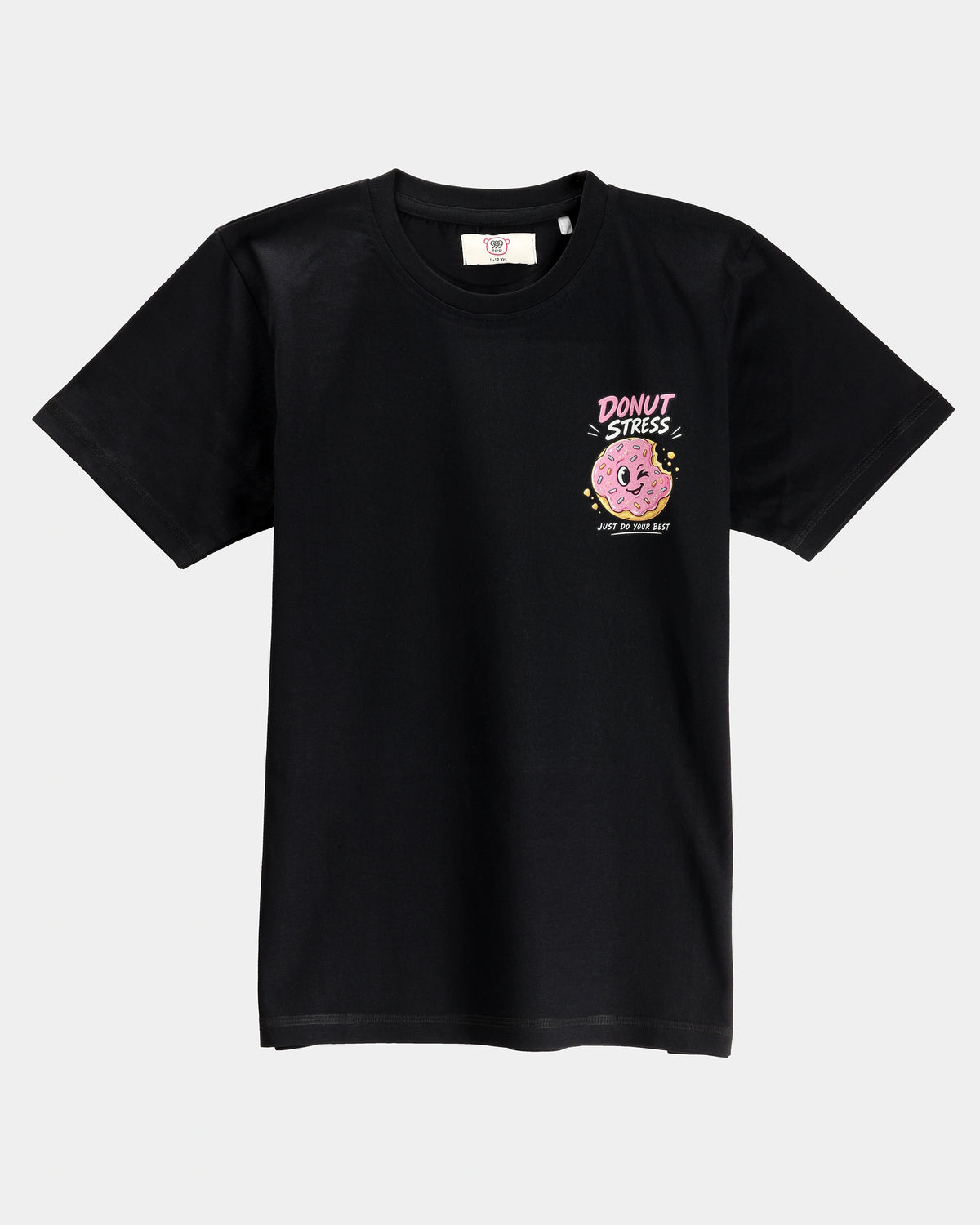 Donut Stress Kids' T-Shirt - Black