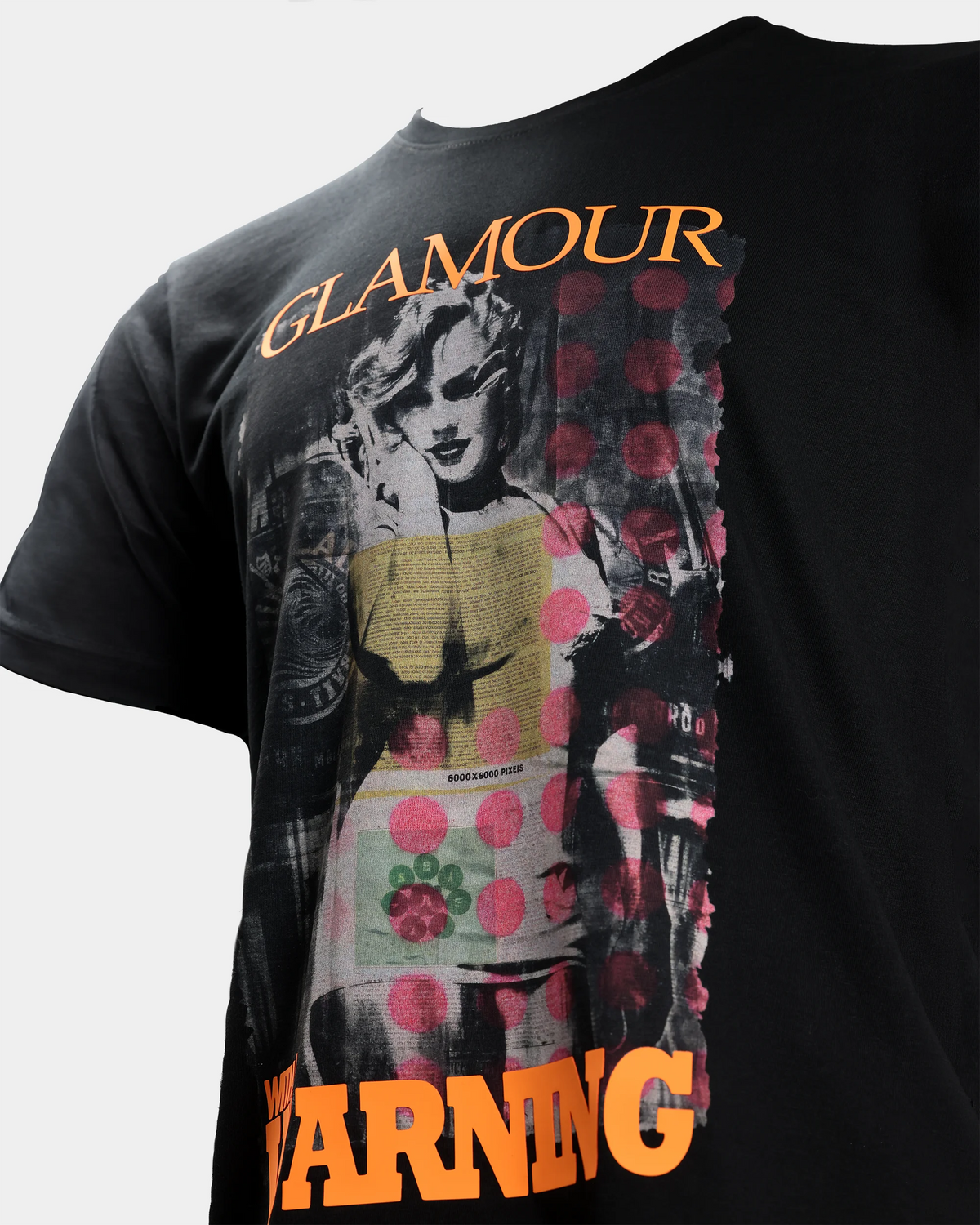 Glamour With Warning Men’s T-Shirt - Black