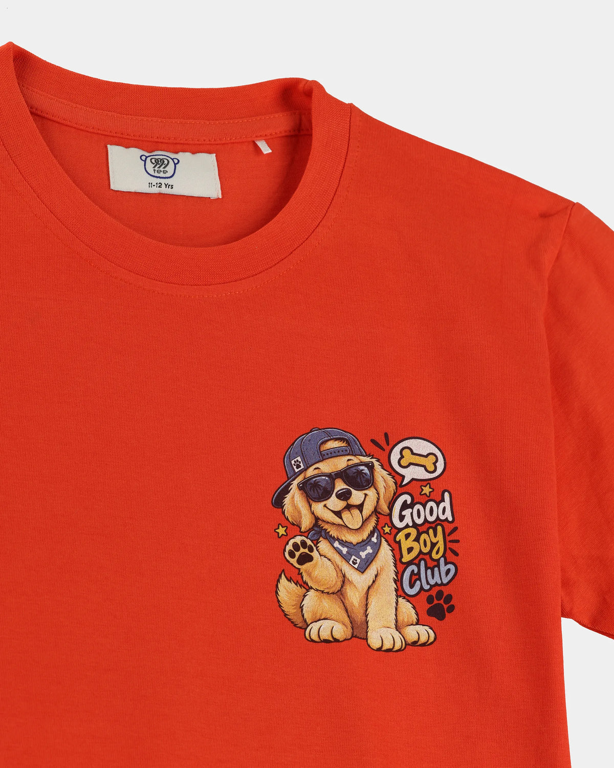 Good Boy Club Kids' T-Shirt - Orange