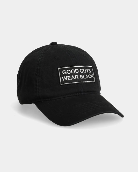 Good Guys Wear Black Dad Cap