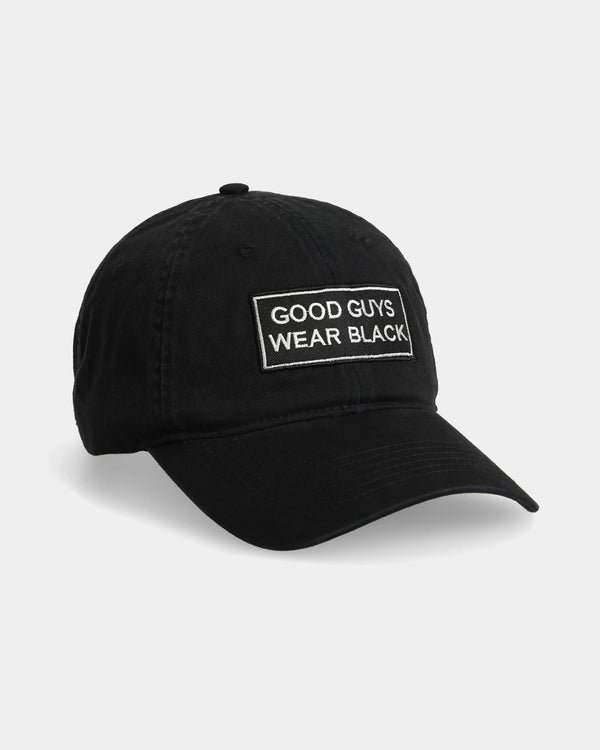 Good Guys Wear Black Dad Cap