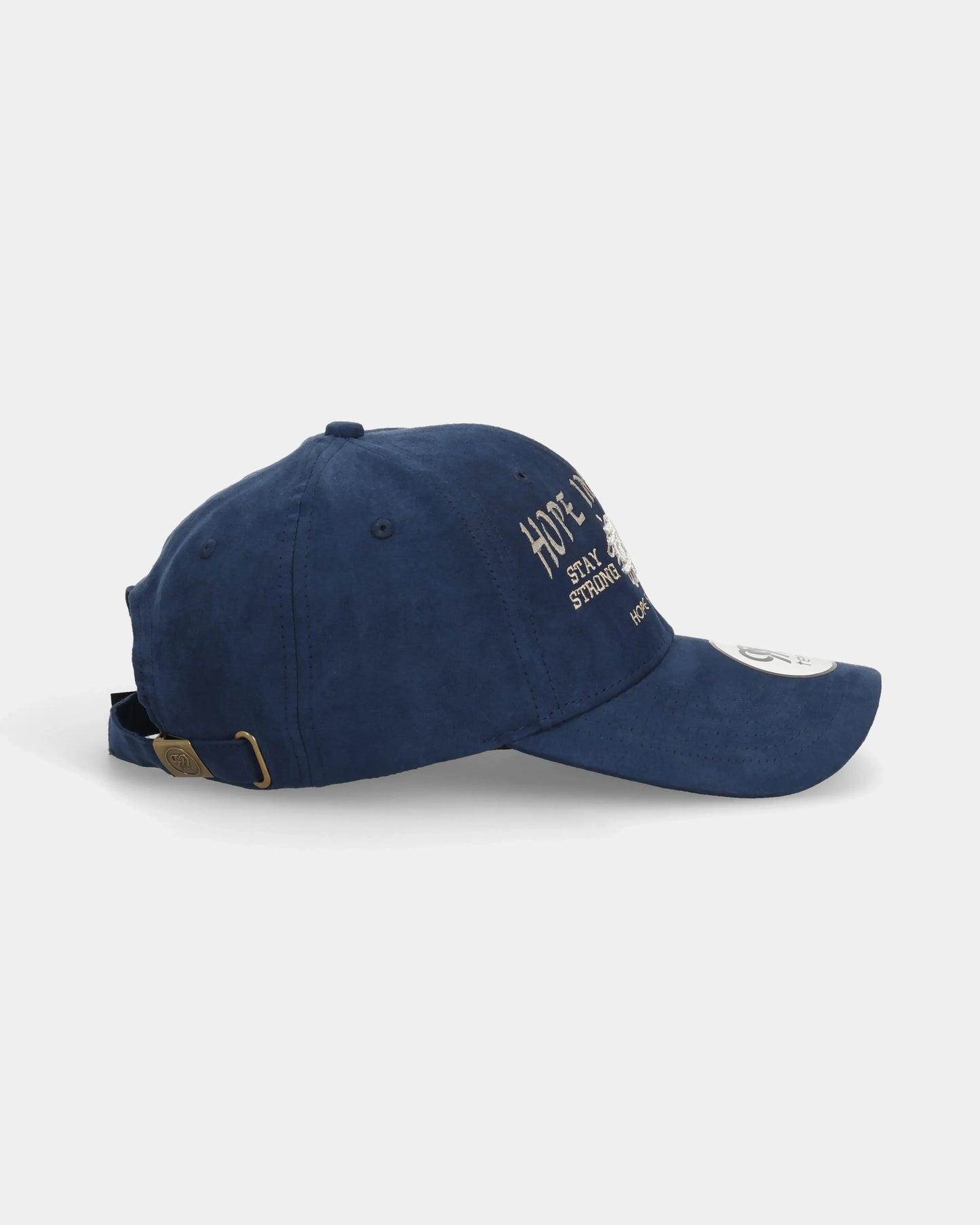 Hope In Heart Suede Baseball Cap