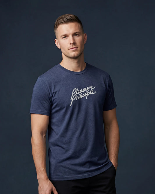 Pleasure Principle Men’s T-Shirt - Denim Melange