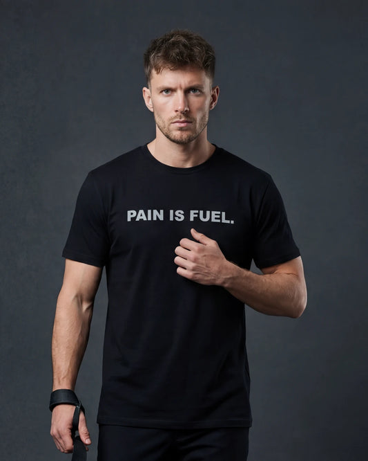 Pain Is Fuel Men’s T-Shirt - Black