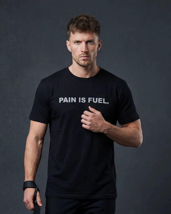 Pain Is Fuel Men’s T-Shirt - Black