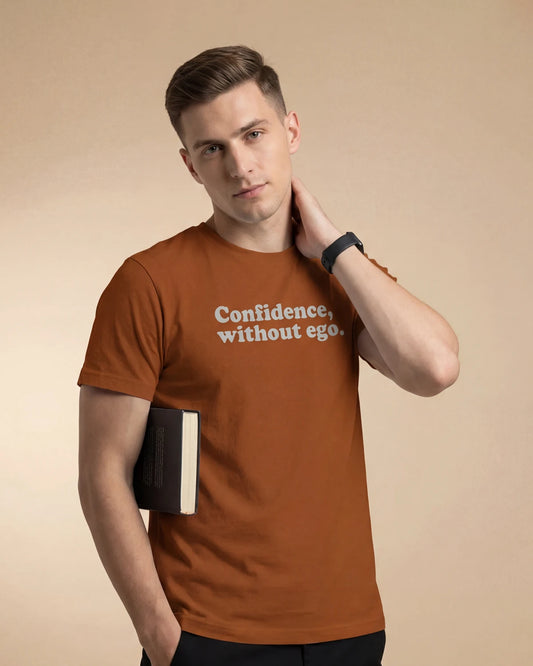 Confidence, Without Ego Men’s T-Shirt - New Toast