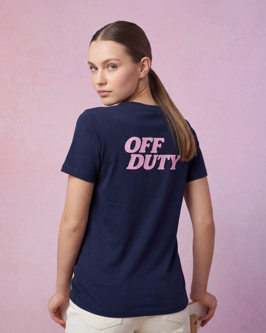Angel Off Duty Women’s T-Shirt - Navy