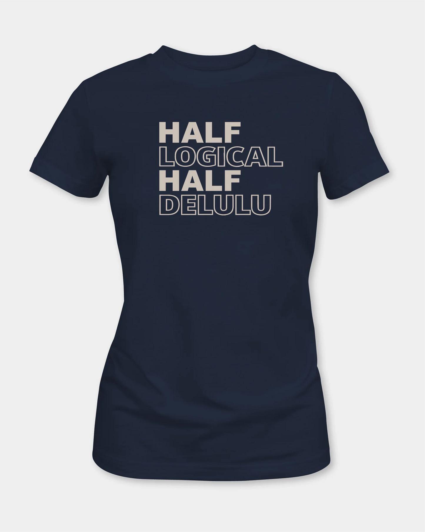 Logic x Delulu Women’s T-Shirt - Navy