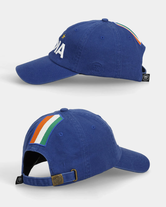 Tricolor Crest India Dad Cap