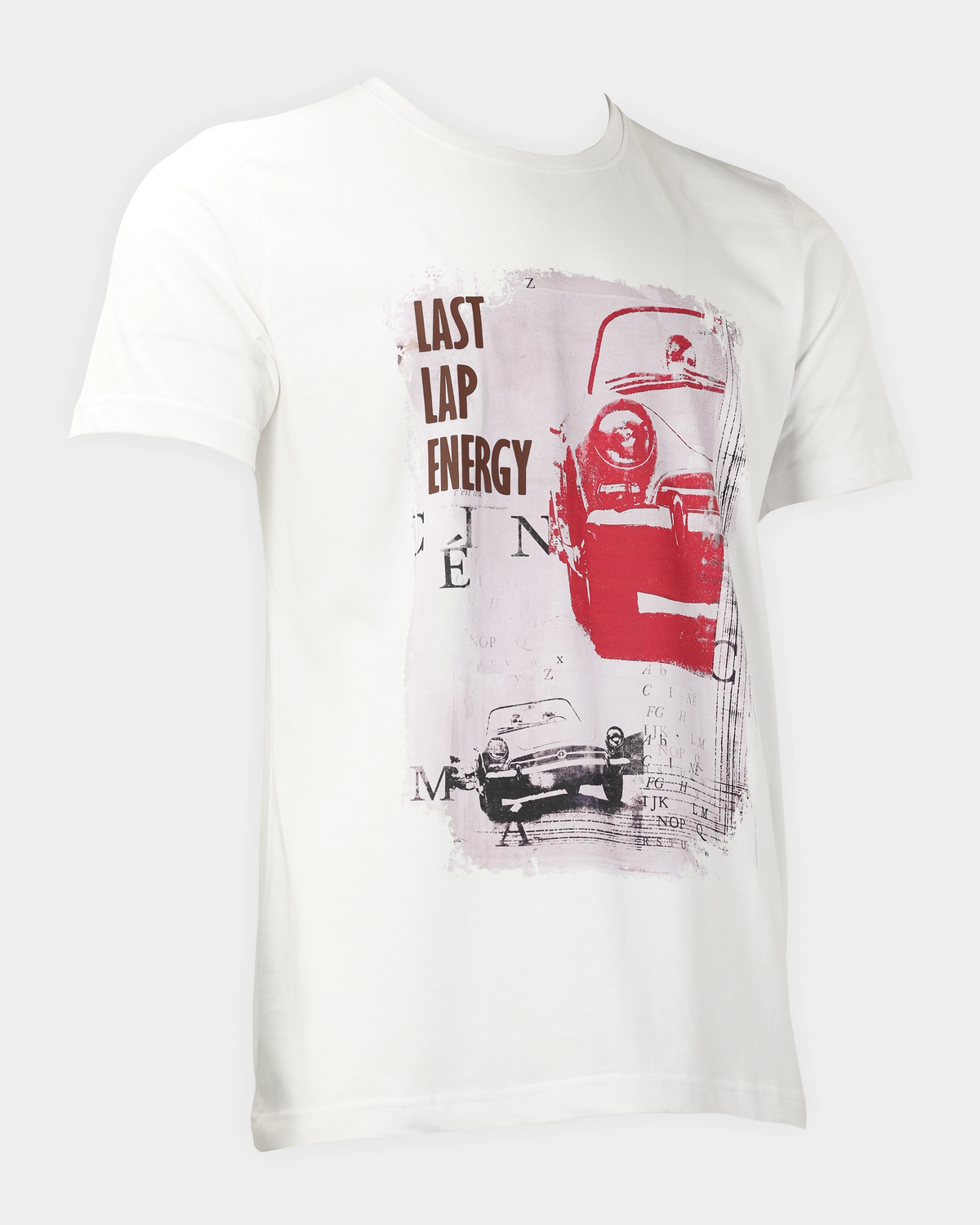 Last Lap Energy Men’s T-Shirt - White