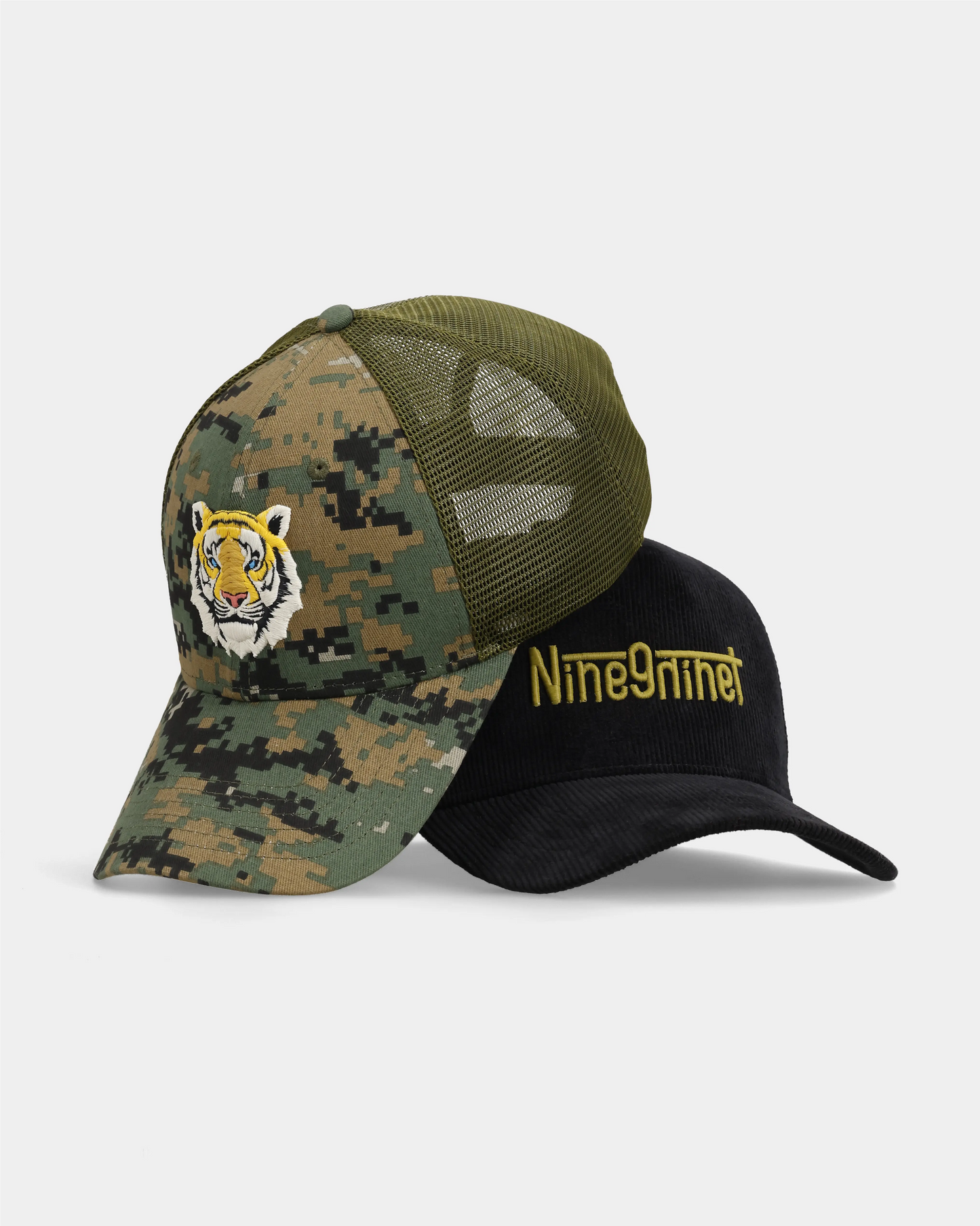 Tiger Camo + Vol.05 (Matt) Trucker Cap Combo (Set of 2)