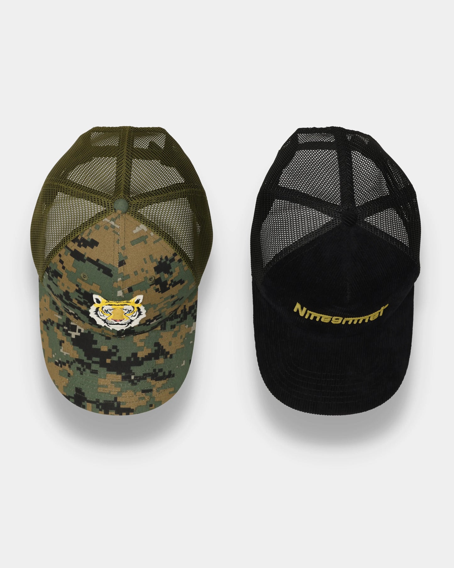 Tiger Camo + Vol.05 (Matt) Trucker Cap Combo (Set of 2)