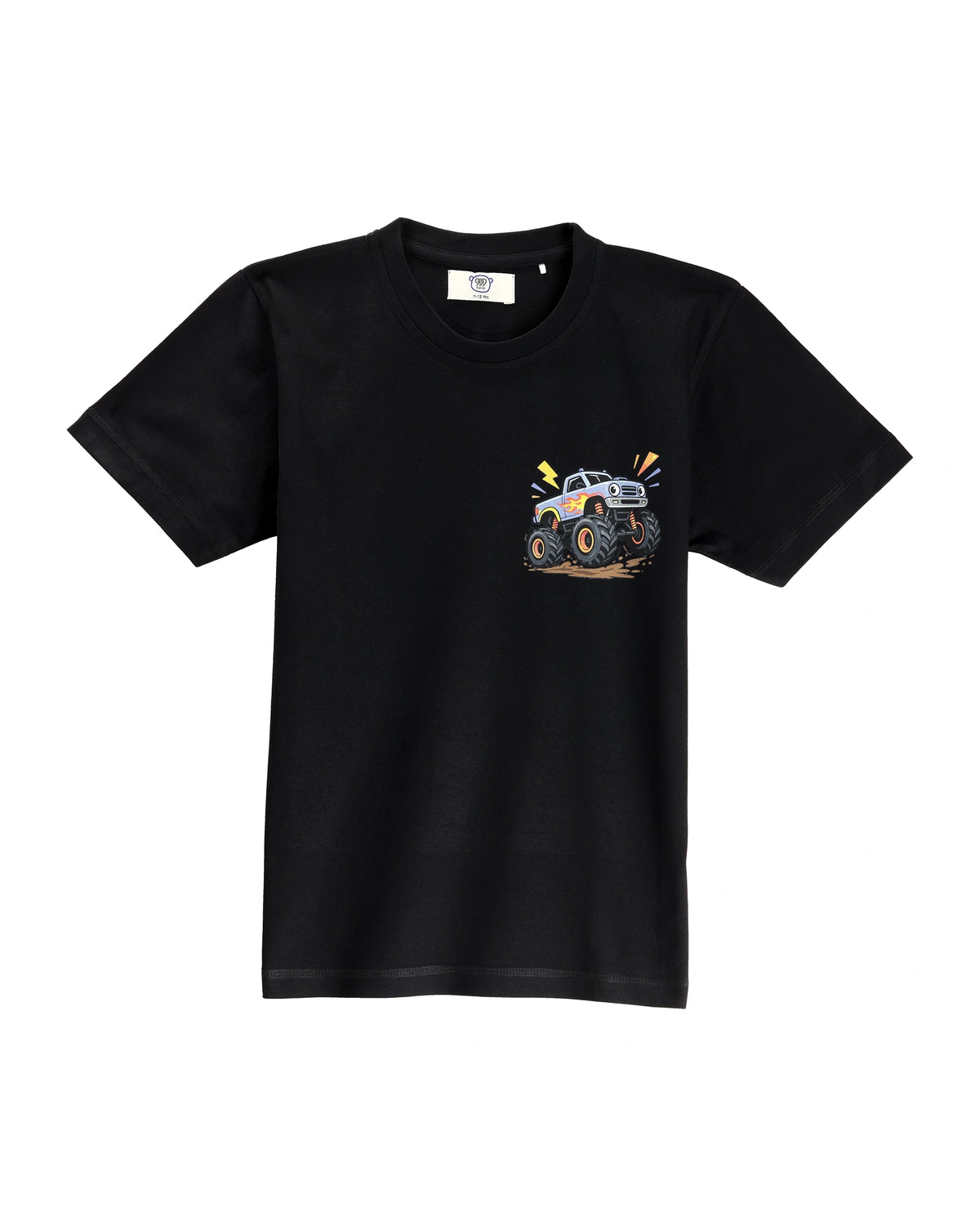 Monster Truck Kids' T-Shirt - Black