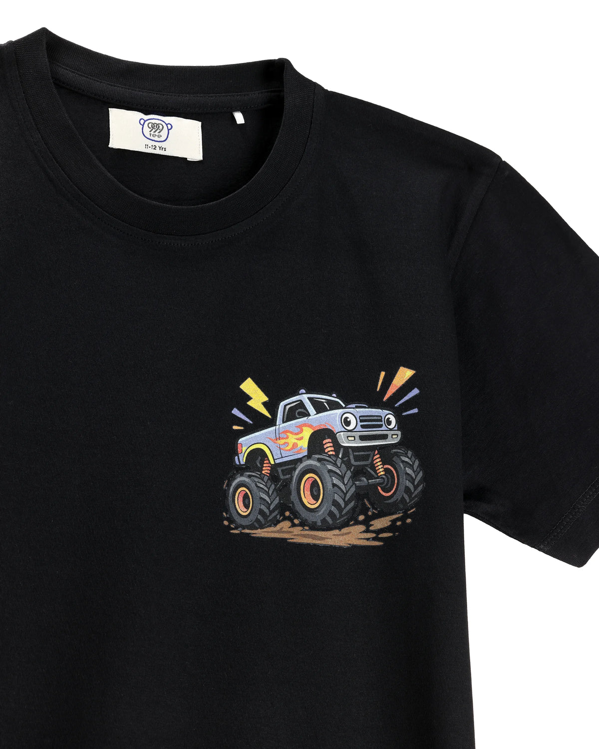 Monster Truck Kids' T-Shirt - Black