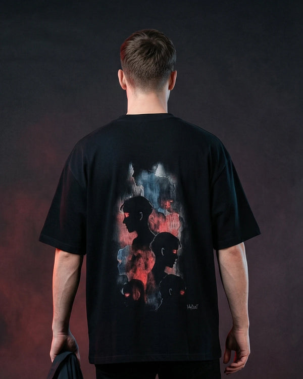 Faces Unbound Oversized T-shirt