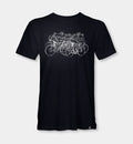 Cycling Men's Black T-Shirt