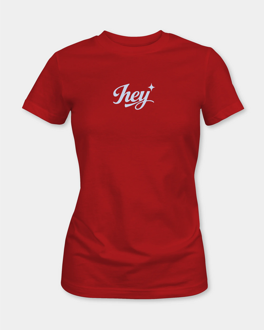 Hey Stop Staring Women’s T-Shirt - Red