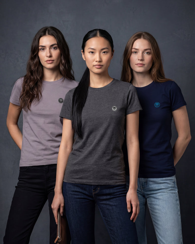 Women’s Dark Neutrals T-Shirt Pack - Core Shades (Set of 3)